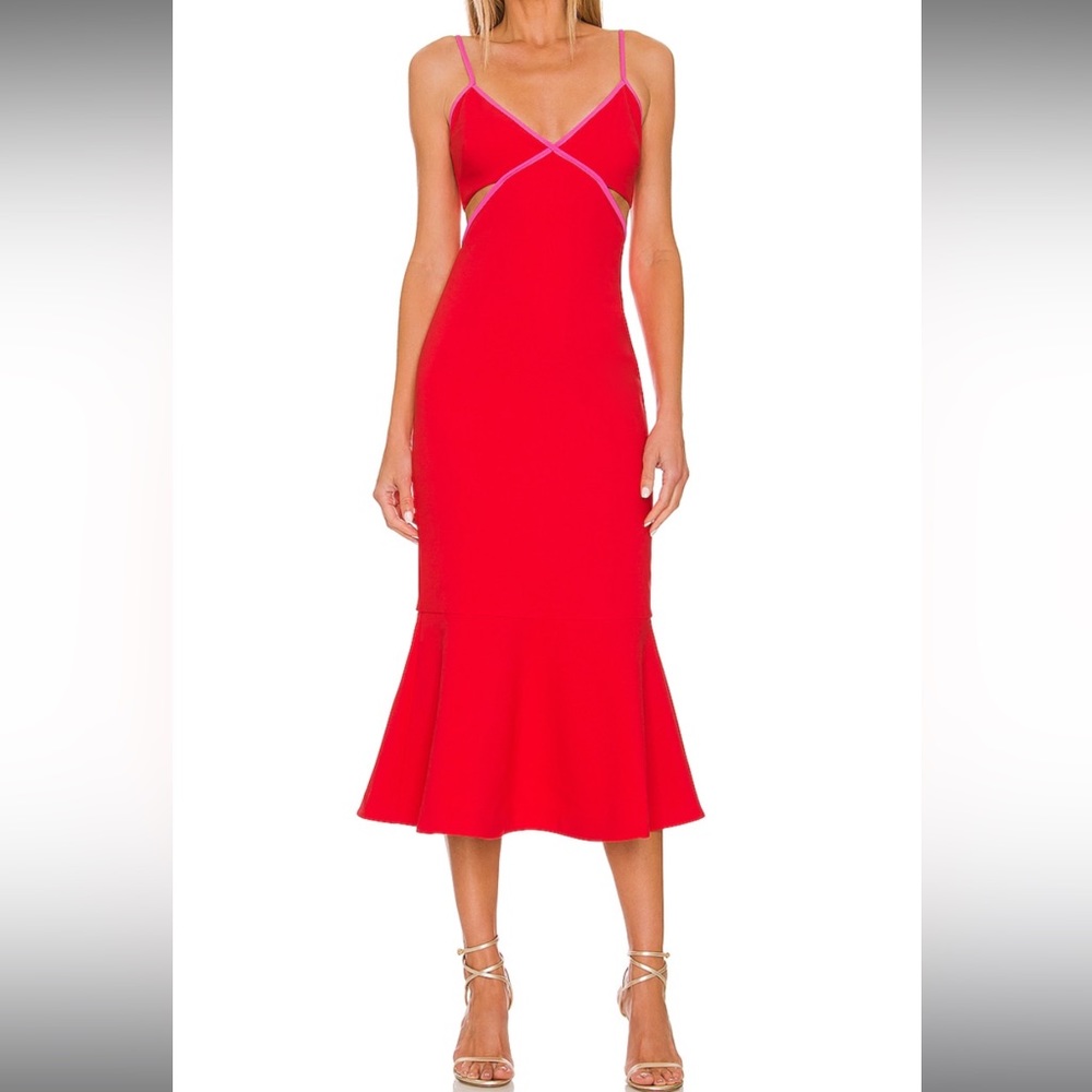 Likely Adabell Dress in Bittersweet and Pink Sugar